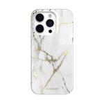 SwitchEasy kryt Marble Case pre iPhone 14 Pro - Champagne White MPH61P017CW22