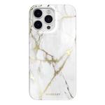 SwitchEasy kryt Marble Case pre iPhone 14 Pro Max - Champagne White MPH67P017CW22