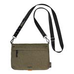 SwitchEasy Sacoche Utility Crossbody Bag + Strap Phone Lanyard 20mm 2L - Wild Green + Black MPHIPH234WB24