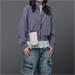 SwitchEasy Sacoche Utility Crossbody Bag + Strap Phone Lanyard 8.3mm - Cement Gray + Gray MPHIPH233CY24
