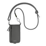 SwitchEasy Sacoche Utility Crossbody Bag + Strap Phone Lanyard 8.3mm - Concrete Gray MPHIPH233GY24