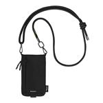 SwitchEasy Sacoche Utility Crossbody Bag + Strap Phone Lanyard 8.3mm - Graphitte Black + Black MPHIPH233GK24