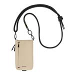 SwitchEasy Sacoche Utility Crossbody Bag + Strap Phone Lanyard 8.3mm - Sand Beige + Black MPHIPH233SC24