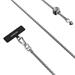 SwitchEasy šnúrka Metal Chain Strap + Strap Card, Phone Lanyard - Silver MPHIPH223SV23