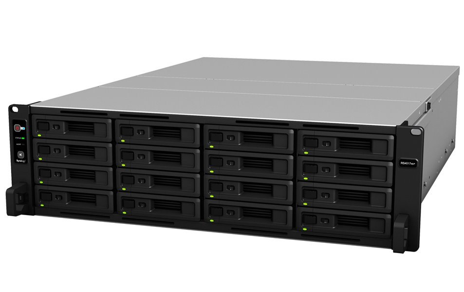 Synology RackStation RS4017XS+ - Server NAS - 16 zásuvky - k upevnění na regál - SATA 6Gb/s - RAID
