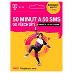 T-Mobile SIM Twist 50 MINUT A 50 SMS 700 636