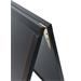 Tabule Securit WOODY informační/reklamní "A" na popis křídou 550x850mm, lakovaná, Black SBD-BL-85