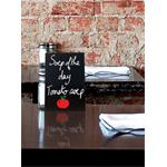 Tabuľka Securit TAG A4 pro popis křídou (omyvatelné), 5ks, Black + popisovač + upevňovací prvky TAG-A4-WT