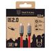 Tactical Fat Man 2.0 Cable USB-C/USB-C 1m Red 8596311292378