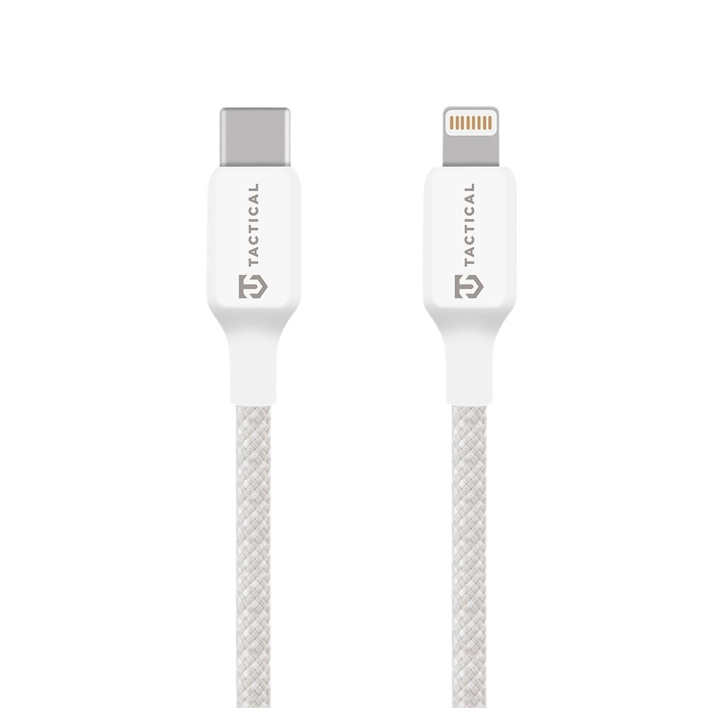 Tactical Stitch Thread Cable USB-C/Lightning 1m White 8596311283420