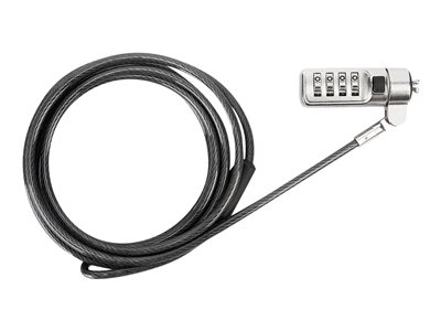 Targus Defcon Mini Combo Cable Lock - Bezpečnostní kabelový zámek - černá ASP66GLX-S