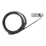 Targus Defcon Mini Combo Cable Lock - Bezpečnostní kabelový zámek - černá ASP66GLX-S