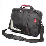 Taška na notebook 15,6", čierna s červenými prvkami z nylónu, NT007, Crown CMCCG-4415B