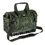 Taška na outdoor 84-322, maskáčová z 600D polyester, vodeodolné dno, nastaviteľné popruhy typ