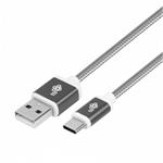 TB Cable USB - USB C 1.5 m gray tape AKTBXKUCSBA150S