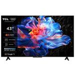 TCL 43P61K SMART TV 43" LED/4K UHD/Direct LED/3xHDMI/1xUSB/LAN/GoogleTV POŠKOZENÁ KRABICE