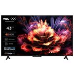 TCL 43V6C SMART TV 43" LED/4K UHD/Direct LED/3xHDMI/USB/LAN/GoogleTV POŠKOZENÁ KRABICE 43V6CR