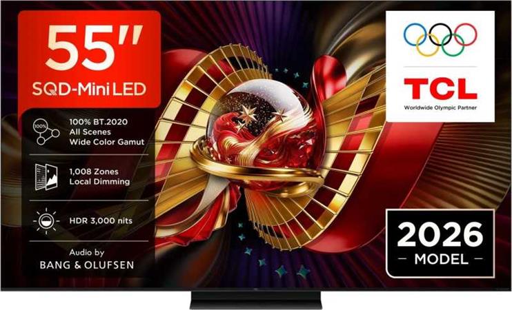 TCL 55C8L SMART TV 55" QLED/4K UHD/Mini LED/144Hz/4xHDMI/2xUSB/LAN/GoogleTV