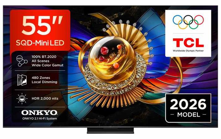 TCL 55Q7D PRO SMART TV 55" QLED/4K UHD/Mini LED/144Hz/4xHDMI/1xUSB/LAN/GoogleTV
