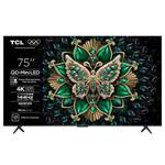TCL 75C6K SMART TV 75" QLED/4K UHD/Mini LED/144Hz/4xHDMI/USB/LAN/GoogleTV POKOŠZENÁ KRABICE 75C6KR