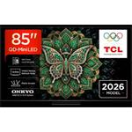 TCL 85C6K PRO SMART TV 85" QLED/4K UHD/Mini LED/144Hz/4xHDMI/1xUSB/LAN/GoogleTV