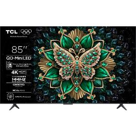 TCL 85C6K SMART TV 85" QLED/4K UHD/Mini LED/144Hz/4xHDMI/USB/LAN/GoogleTV