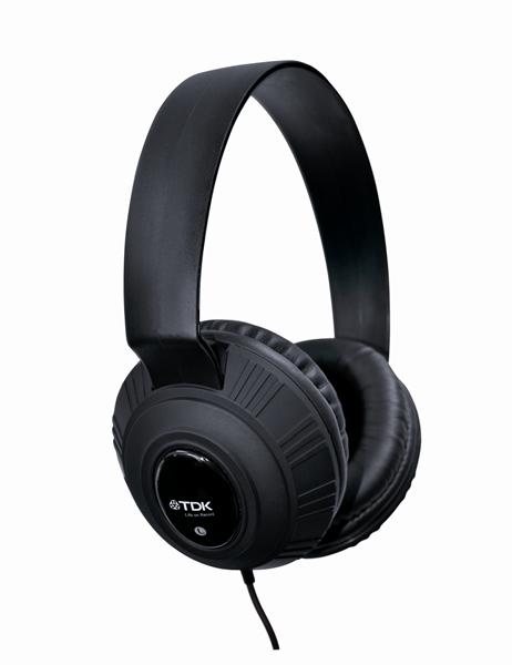 TDK MP100 slúchadlá na uši, DJ štýl, čierne t61814