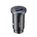 Technaxx Duální autoadaptér, kovový, 30 W, USB-A + USB-C, černý (TX-305) 4260358128450