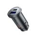 Technaxx Duální autoadaptér, kovový, 30 W, USB-A + USB-C, černý (TX-305) 4260358128450