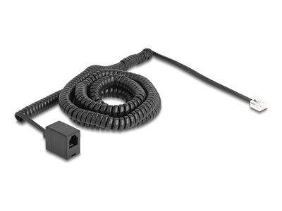 Telephone Cable/Coiled Cable RJ11 plug, Telephone Cable/Coiled Cable RJ11 plug 90347