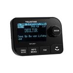 Telestar TOP CAR 1 DAB+ adaptér do auta, Bluetooth, FM transmitter, microSD, černá 4262508450145