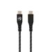 Tellur GREEN ECO, USB-C kabel na USB-C, 3A, PD60W, 1m, Nylon, černý 5949120003834