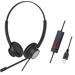 Tellur Wired Headset Voice 320, binaural, USB, černá 5949120003759