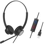 Tellur Wired Headset Voice 320, binaural, USB, černá 5949120003759