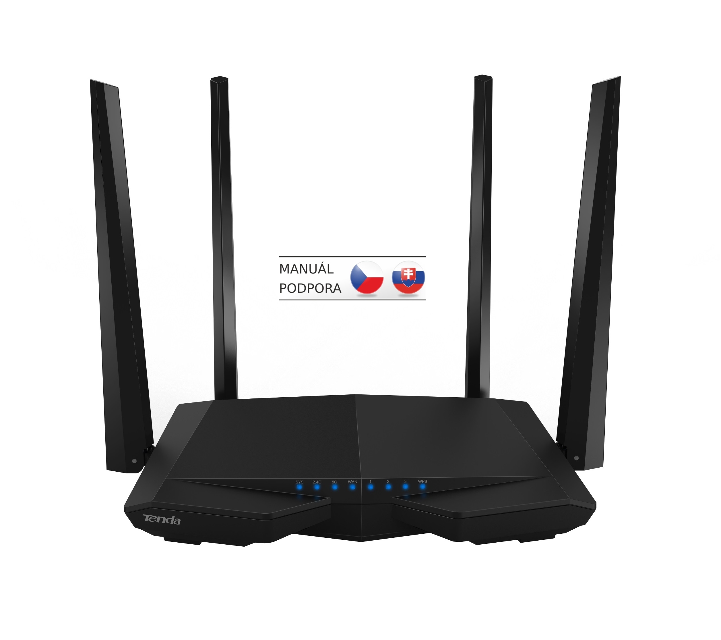 Tenda AC6 Wireless AC Router 1200Mb/s, VPN, 4x5dBi