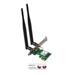 Tenda E12 Wireless AC1200 PCI Express Adapter 1167 Mbps, 2x 5 dBi, Windows 10, PCIe, autoinstall