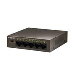 Tenda TEF1105P-4-63W PoE AT switch 4x PoE 802.3af/at, 5x 100Mb/s, PoE celkem 63W, fanless, PoE+