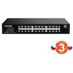 Tenda TEG2224D Websmart L2 cloud managed switch, 24x 10/100/1000 Mbps, Kov, Fanless-bez ventilátorů 75012020