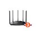 Tenda TX12 Pro AX3000 WiFi6 Router, 1x GWAN, 3x GLAN, IPv6, 5x 6dBi, WPA3, Mesh, CZ app