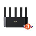Tenda TX2L Pro AX1500 WiFi 6 Mesh Router, 1x GWAN, 3x GLAN, IPv6, 5x 6dBi anténa, WPA3, CZ App 75011991