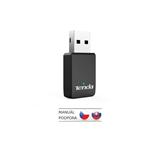 Tenda U9 WiFi AC650 USB Adapter, 633 Mb/s (433 + 200 Mb/s), 802.11 ac/a/b/g/n, OS Win XP/7/8/10