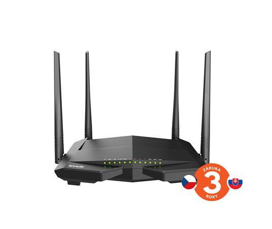 Tenda V12 - Wireless AC Dual Band VDSL2+/VDSL/ADSL Router 802.11ac/a/b/g/n,1200 Mb/s, Gigabit WAN/LAN, USB 2.0, 75011915