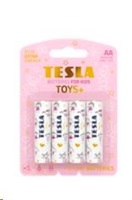 TESLA BATTERIES AA TOYS GIRL ( LR06/ BLISTER FOIL 4 PCS)