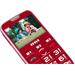 TESLA mobilní telefon pro seniory SimplePhone A50/ 2,3" barevný displej/ DUAL sim/ nabíjecí stojánek/ micro TAMBPSNA50RD