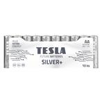 TESLA SILVER+ alkalická baterie AA (LR06, tužková, fólie) 10 ks 1099137212