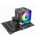 THERMAL TAKE Chladič CPU Astria 600 ARGB, 2x120mm, LGA1851, AM5, černá CL-P121-CA12SW-A