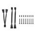 THERMAL TAKE Ventilátor Toughfan 12 2-Pack, 2x120mm, černá CL-F082-PL12BL-A