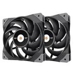 THERMAL TAKE Ventilátor Toughfan 12 2-Pack, 2x120mm, černá CL-F082-PL12BL-A