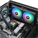 THERMAL TAKE Vodní chladič LA240 ARGB, 2x120mm ARGB, LGA1851, AM5, černá CL-W457-PL12SW-A