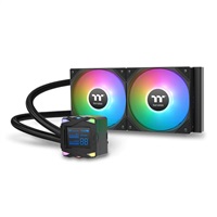 THERMAL TAKE Vodní chladič LA240-S ARGB, 2x120mm ARGB, LGA1851, AM5, černá CL-W461-PL12SW-A
